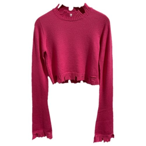 Pre-owned Attico Wool Jumper In Pink