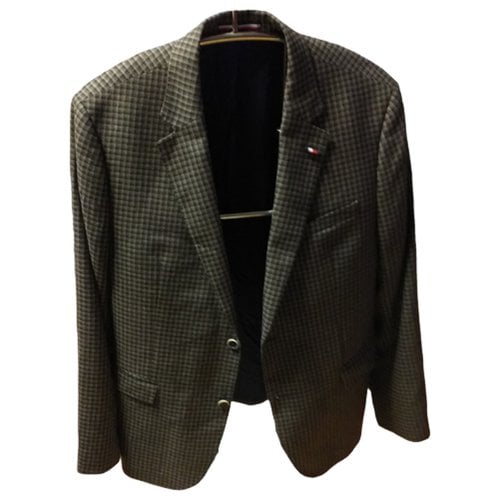 Pre-owned Tommy Hilfiger Wool Suit In Khaki