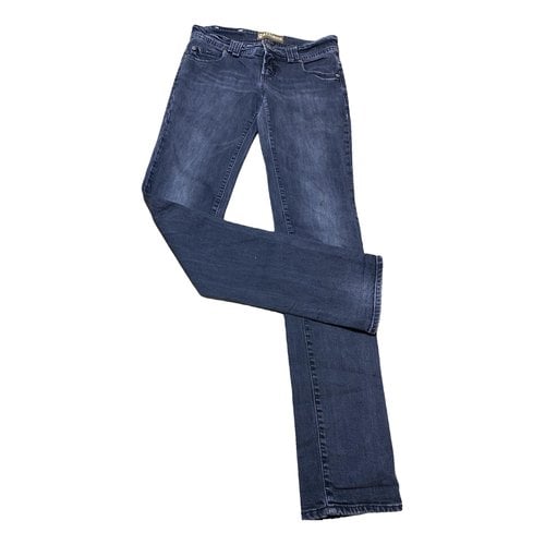 Pre-owned Galliano Straight Jeans In Grey