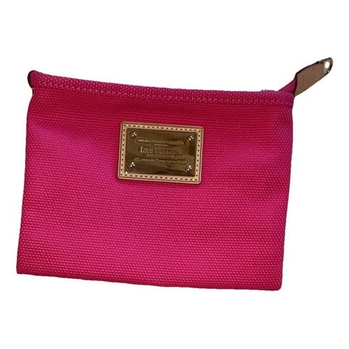 Pre-owned Louis Vuitton Cloth Clutch Bag In Pink