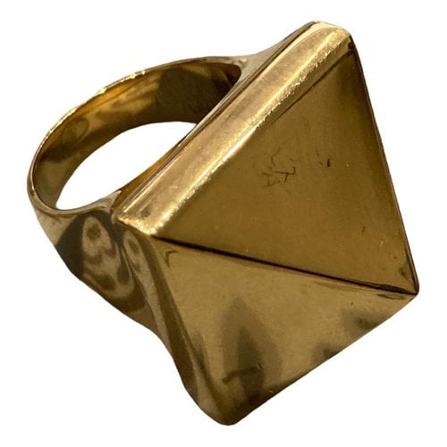 Pre-owned Valentino Garavani Ring In Gold