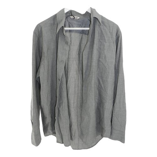 Pre-owned Auralee Wool Shirt In Grey