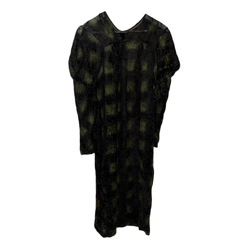 Pre-owned Marni Wool Mid-length Dress In Green