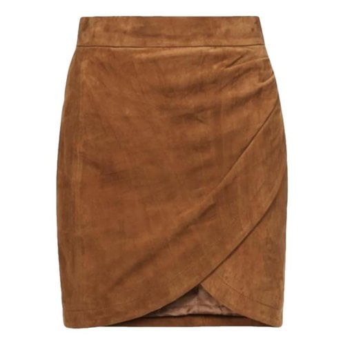 Pre-owned Zadig & Voltaire Mini Skirt In Camel