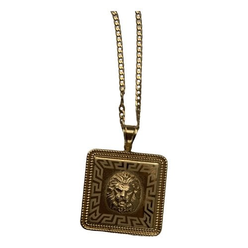 Pre-owned Versace Yellow Gold Necklace