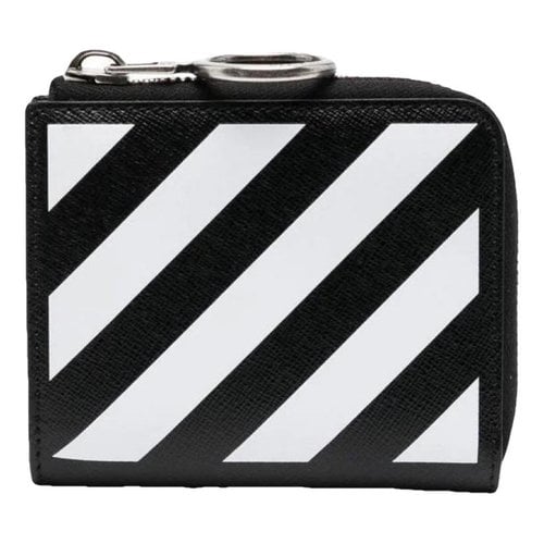 Pre-owned Off-white Patent Leather Small Bag In Black