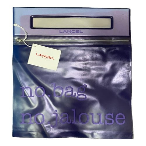 Pre-owned Lancel Handbag In Purple