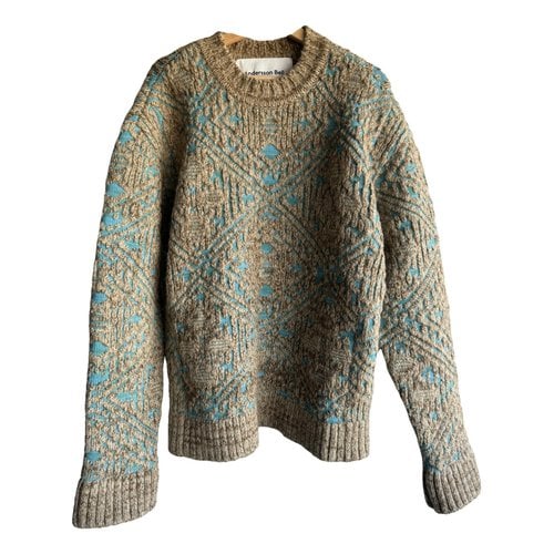 Pre-owned Andersson Bell Wool Knitwear & Sweatshirt In Beige