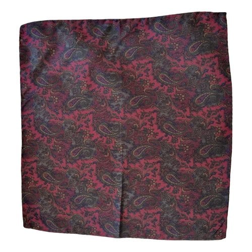 Pre-owned Givenchy Silk Scarf & Pocket Square In Multicolour