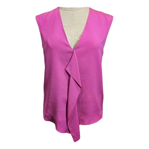 Pre-owned Tibi Silk Blouse In Pink