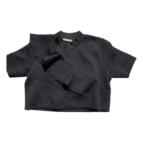 Pre-owned Marni Wool Top In Blue