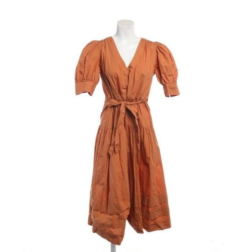 Pre-owned Ulla Johnson Dress In Orange