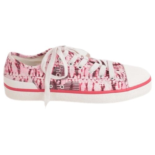 Pre-owned Isabel Marant Cloth Trainers In Pink