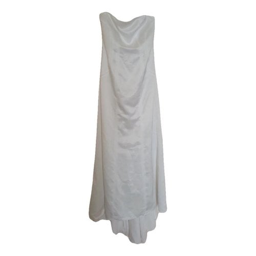 Pre-owned Amanda Wakeley Maxi Dress In White