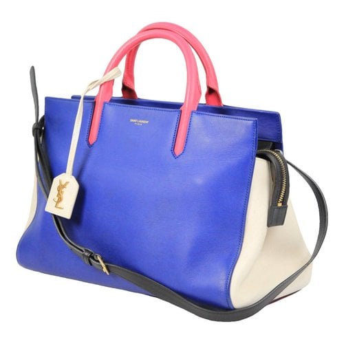 Pre-owned Saint Laurent Leather Handbag In Multicolour