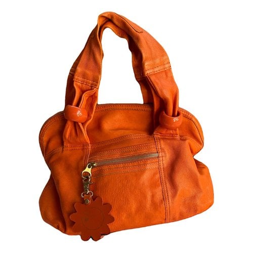 Pre-owned See By Chloé Leather Tote In Orange