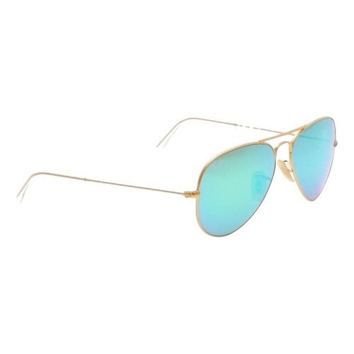 Pre-owned Ray Ban Aviator Sunglasses In Multicolour