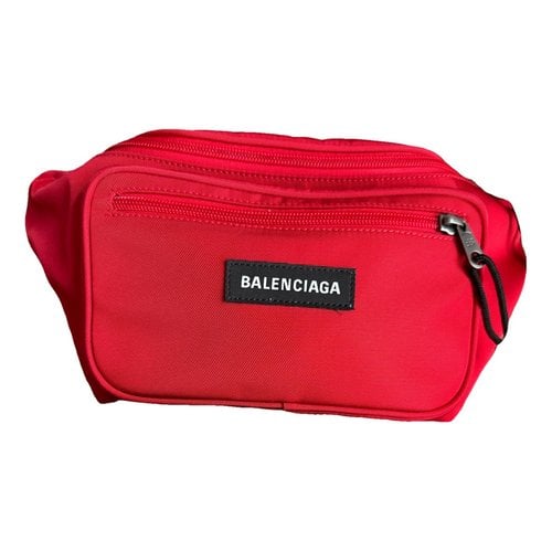 Pre-owned Balenciaga Wheel Bag In Red