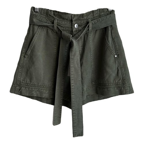 Pre-owned Guess Shorts In Khaki