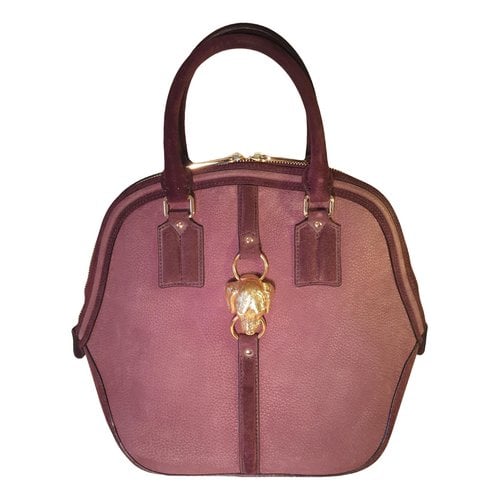 Pre-owned Burberry Orchard Tote In Burgundy