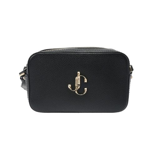 Pre-owned Jimmy Choo Varenne Leather Handbag In Black