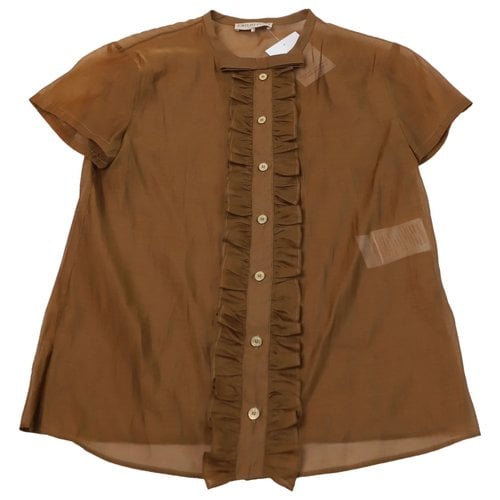 Pre-owned Emilio Pucci Blouse In Brown