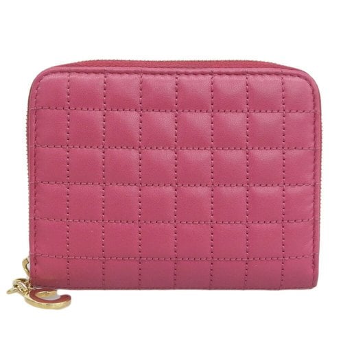 Pre-owned Celine Leather Purse In Pink