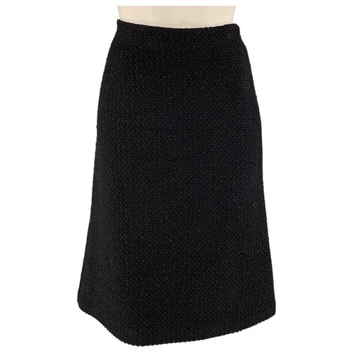 Pre-owned Derek Lam Wool Skirt In Black