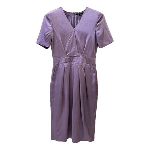 Pre-owned Gucci Silk Maxi Dress In Purple