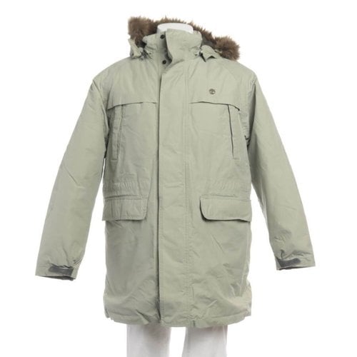 Pre-owned Timberland Puffer In Green