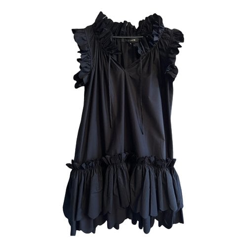 Pre-owned Ter Et Bantine Mini Dress In Black