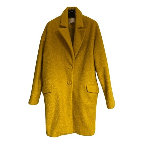 Pre-owned Hope Coat In Yellow