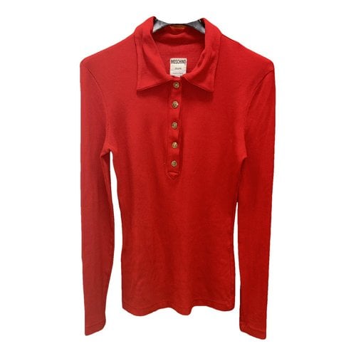 Pre-owned Moschino Knitwear In Red
