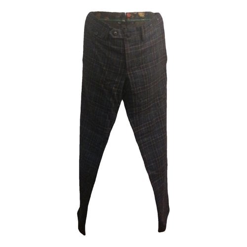 Pre-owned Pt01 Wool Trousers In Other