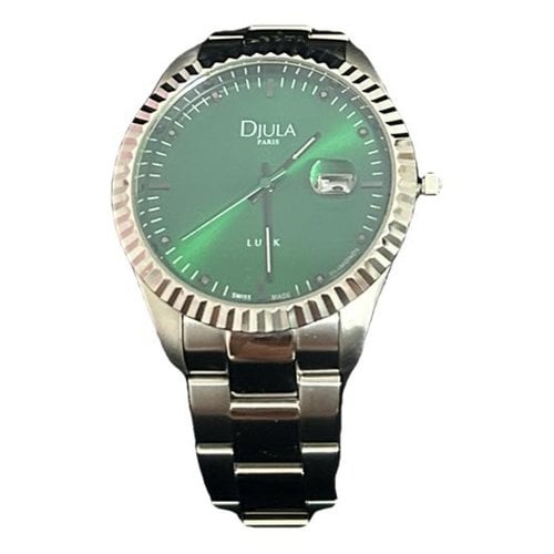 Pre-owned Djula Watch In Green