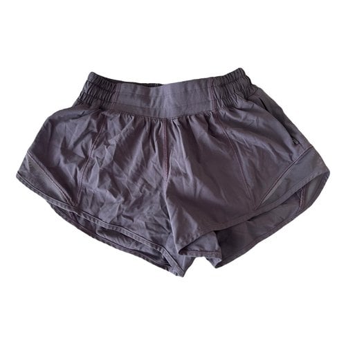 Pre-owned Lululemon Shorts In Purple