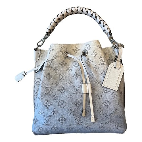 Pre-owned Louis Vuitton Muria Leather Handbag In Blue