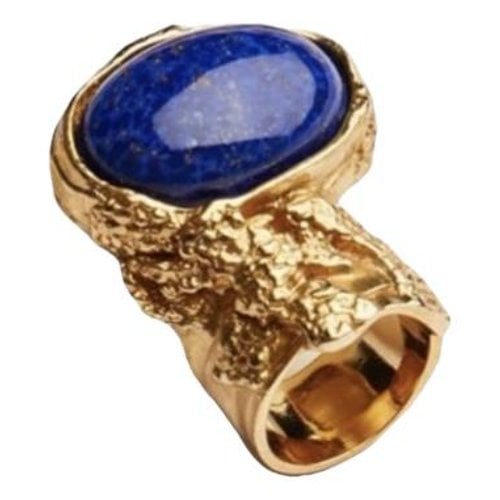 Pre-owned Saint Laurent Yellow Gold Ring