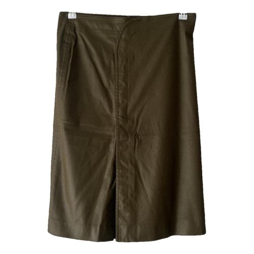 Pre-owned Plein Sud Mid-length Skirt In Khaki