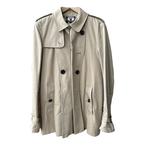 Pre-owned Burberry Trench In Beige