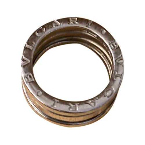 Pre-owned Bvlgari B.zero1 White Gold Ring In Metallic