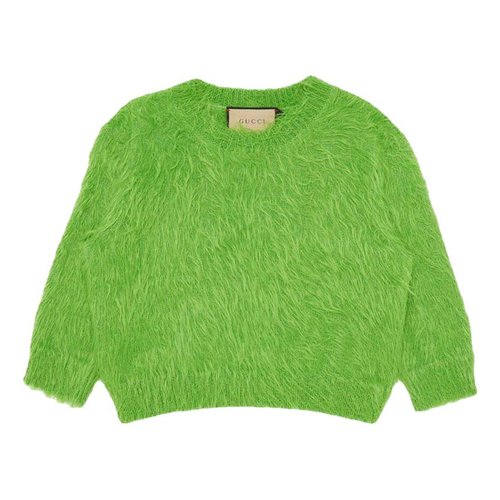 Pre-owned Gucci Wool Blouse In Green