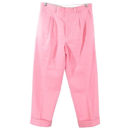 Pre-owned Margaux Lonnberg Carot Pants In Pink