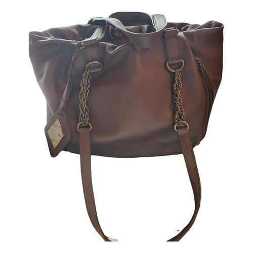 Pre-owned Rachel Zoe Leather Handbag In Brown