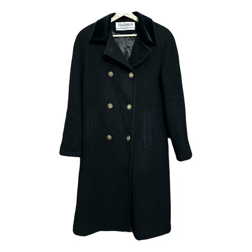 Pre-owned Mackintosh Wool Coat In Black
