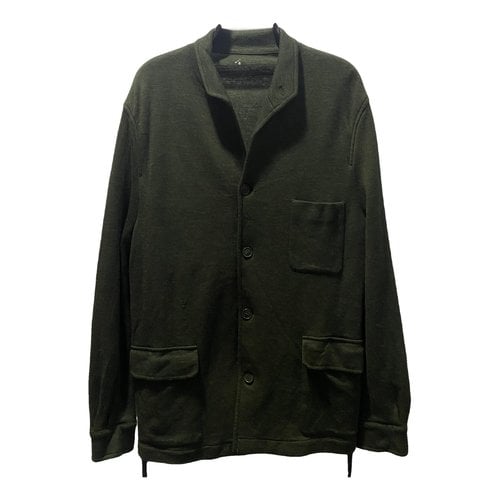 Pre-owned Burberry Coat In Green