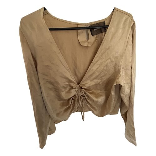 Pre-owned Reformation Camisole In Camel