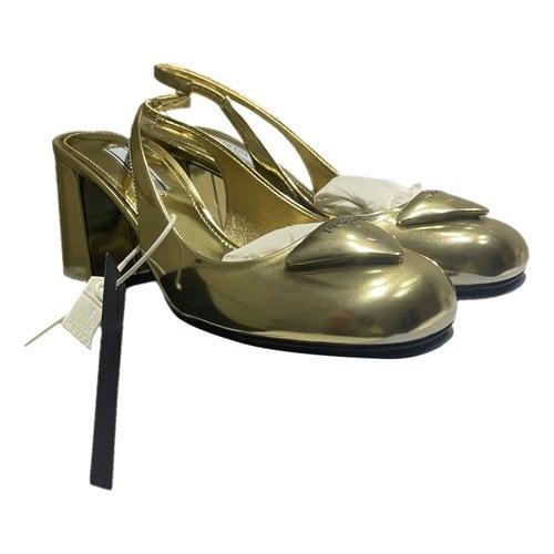 Pre-owned Prada Patent Leather Heels In Other