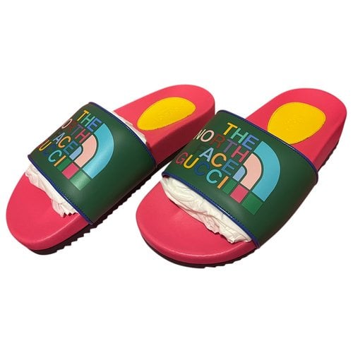 Pre-owned The North Face X Gucci Mules In Multicolour