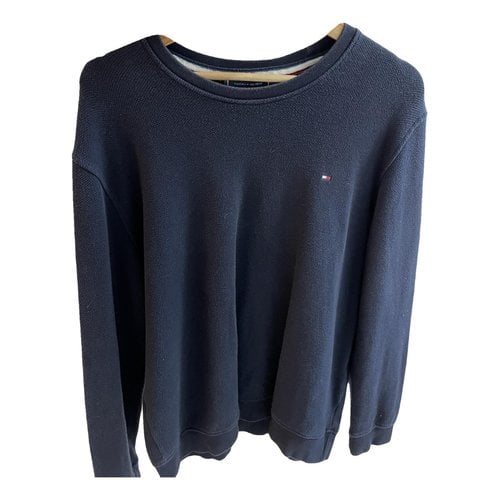 Pre-owned Tommy Hilfiger Pull In Navy